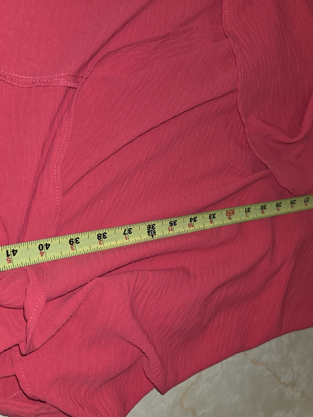 DKNY V-Neck Pink Wrap Midi Dress with Tie Waist - Picture 10 of 11